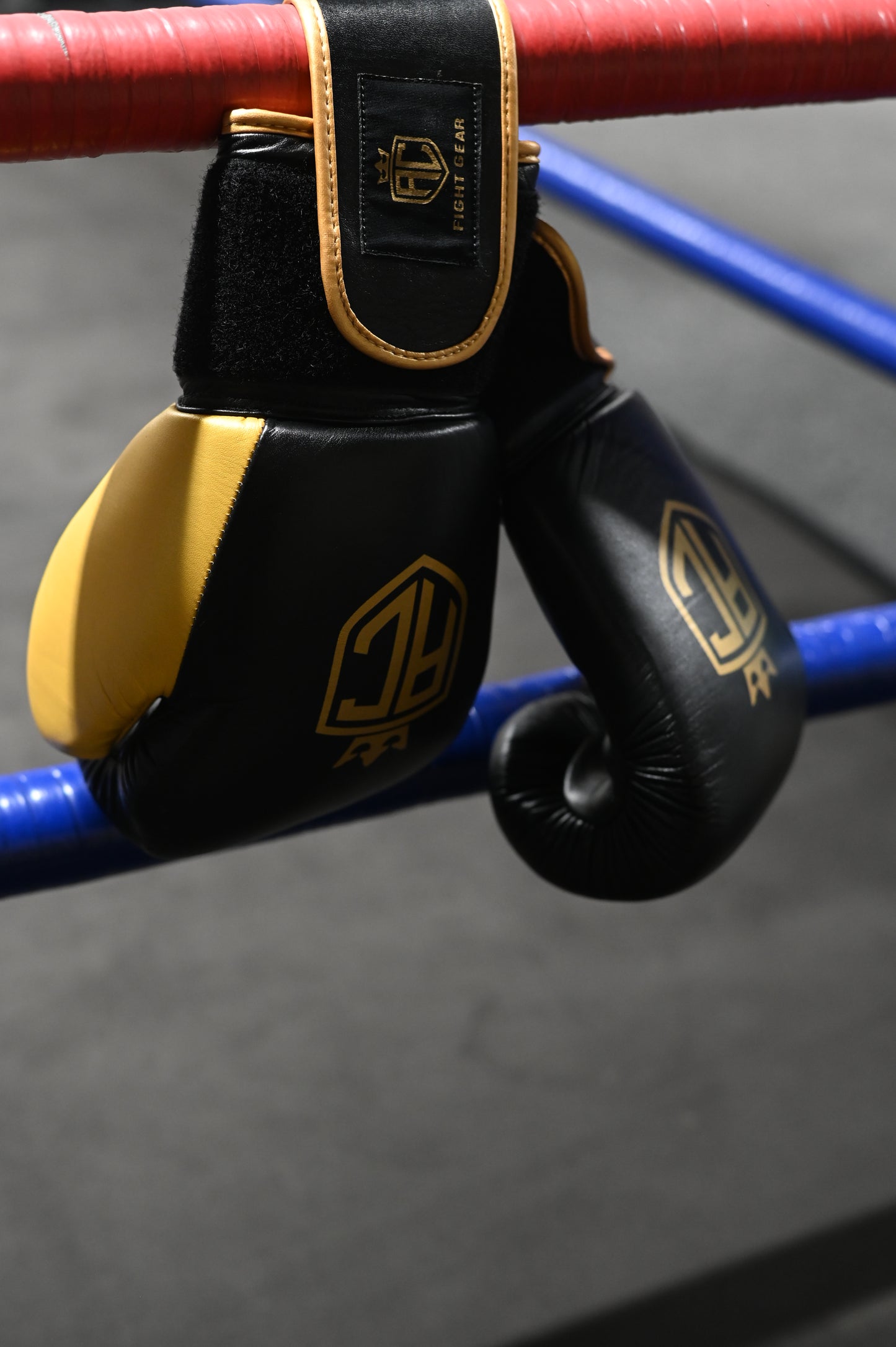 AC Signature Boxing Gloves wrist strap detail