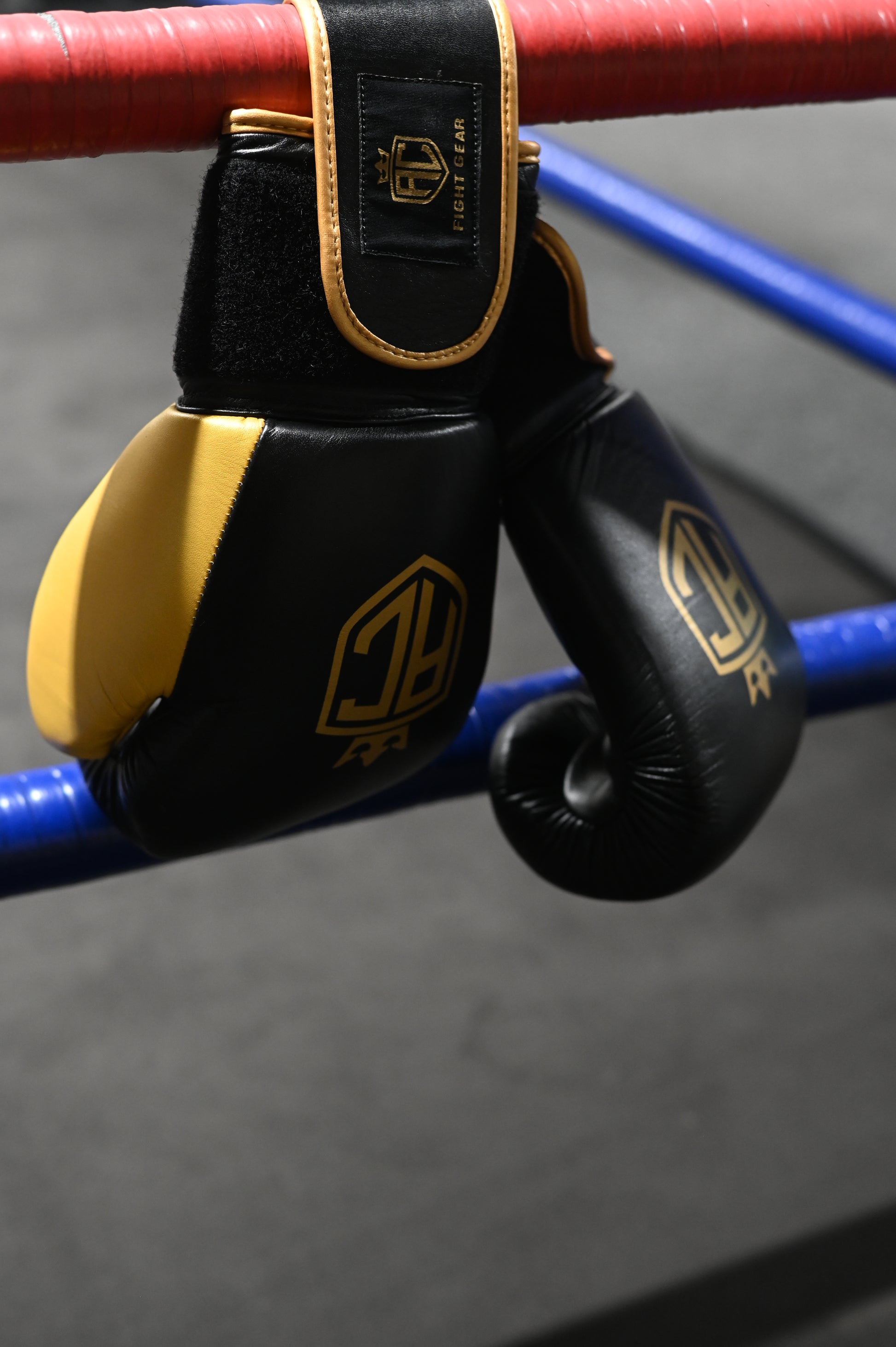 AC Signature Boxing Gloves wrist strap detail